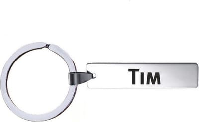 Sleutelhanger Met Naam - Tim - RVS