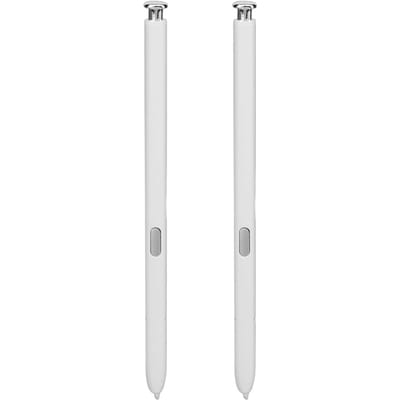 Stylet tactile pour téléphone portable avec pointe de rechange Stylet pour écran tactile Remplacement pour SAMSUNG Galaxy Note 10 blanc