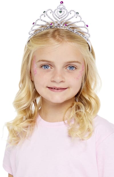 Prinses tiara zilver