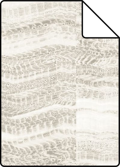 Proefstaal Origin Wallcoverings behang marmer motief beige - 26,5 x 21 cm - 337245-S