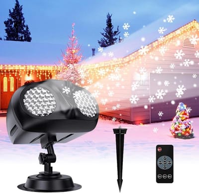 Dailygoody - Snowflake projector - kerstprojector - sfeervolle