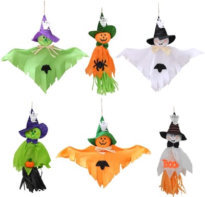 Dailygoods - Halloween Hangende Decoratie - Spookversieringen - Perfect voor Feestdagen - Hangende Vogelverschrikke - Binnen en Buiten - Geschikt voor...