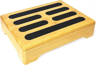 Ergonomische houten voetensteun voor kinderen en ouderen - Antislip kruk voor verbetering van houding