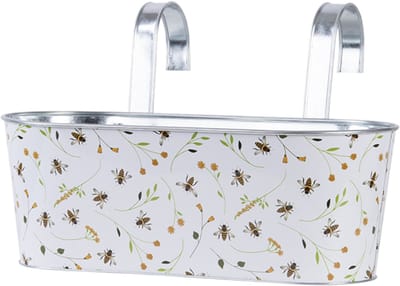 Esschert design - Balkonbak met bijenprint
