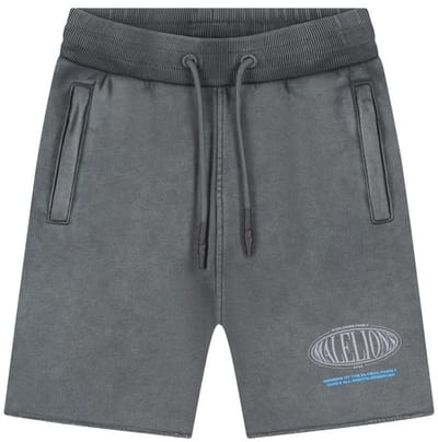 Malelions - Junior Lifestyle Damaged Hem Shorts - Acid Wash - Maat 128