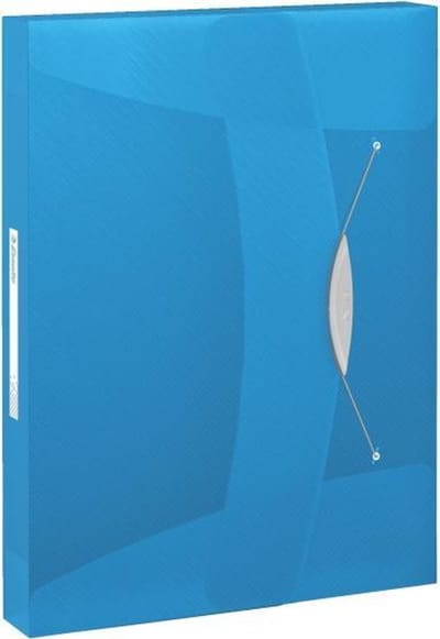 Esselte VIVIDA documentenbox, transparant Blauw