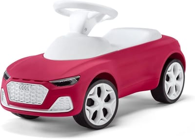 Loopauto Kindervoertuig Junior Quattro Roze - Loopfiets voor Peuters