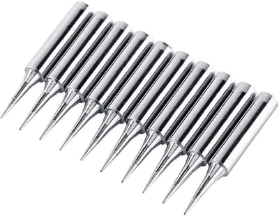 Dailygoody - soldeertips - vervangende tips voor soldeerbout - lage temperatuur - universeel compatibel - set van 10 stuks - geschikt voor diverse sol