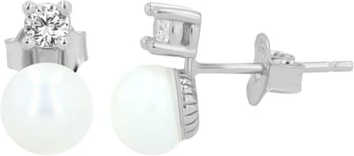 AKZENT Akzent dames oorbel "Alma" van 925 Sterlingzilver, gerhodineerd, duurzaam