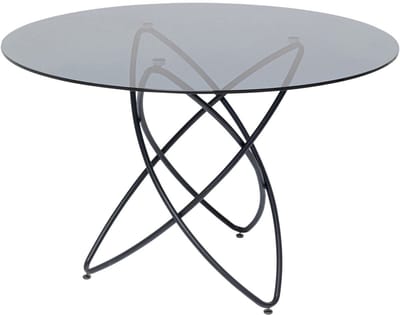 Eettafel Molekular Ø120cm zwart Kare Design