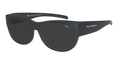 Polar Specs® Overzet Zonnebril PS5097 – Mat Zwart – Polariserend Zwart EXTRA DONKER Cat.4 – Medium – Unisex