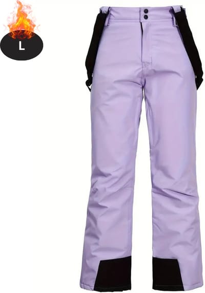 Livano Skibroek - Skipak - Snowboard Broek - Winterbroek - Sneeuwbroek - Dames - Wintersport - Paars - Maat L