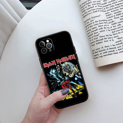 JO32 Iron M-Rock Maiden Telefoonhoesje voor Samsung Note 20 10 S25 Plus Ultra Lite A51 A52 A53 A71 A72 A73 A82 M20 M30 M21 M31 M51 A11 A70 A56 A26 A36 Samsung S25 Pro 5G afgrond
