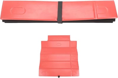 Hondenloopplank Auto - Huisdier Klimhulp - Veilig Instappen - Antislip Oppervlak - 55 x 12 x 7 cm - Zwart