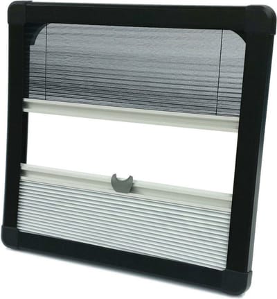 Horrex Gebogen Duo Plissé R5000 Zwart 314x414