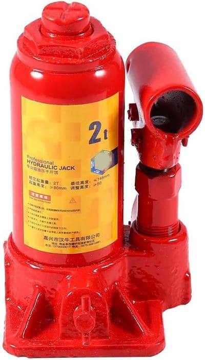 Dailygoods- Hydraulische Jack 2T Capaciteit - Schokbestendig - Antislip - Duurzame Constructie - Lekvrij - Gemakkelijke Bediening - Autojack
