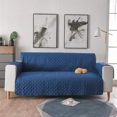 1/2/3 Zits Bankhoes Antislip Huisdier Hond Kinderbanken Mat voor Woonkamer Stofdicht Fauteuil Slipcovers Meubilairbeschermer S(55-196cm)