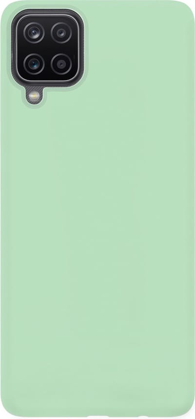 Ceezs Pantone siliconen hoesje geschikt voor Samsung Galaxy A12 - silicone Back cover in een unieke pantone kleur - groen