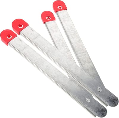 Ladderscharnier Set - Vouwladder Onderdelen - Stabiliteit Verbeteren - Gegalvaniseerd Aluminium - 47x3x0.7cm - Zilver
