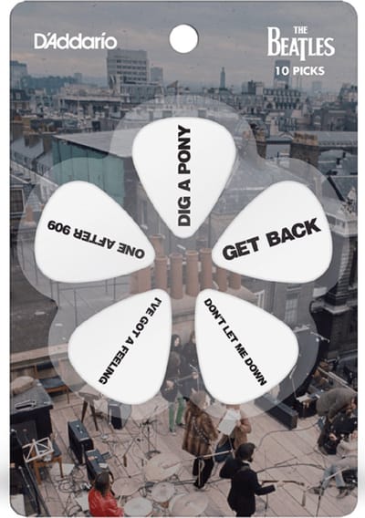 The Beatles Plectrum Get Back 10-pack Medium 0.70 mm