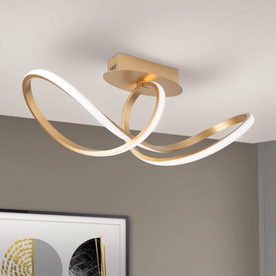 ORION LED plafondlamp Circus, 3.000 K, messing