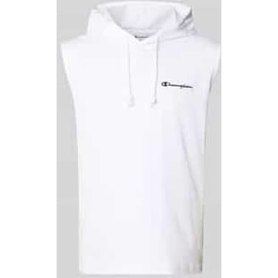 Hoodie met labelstitching