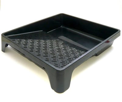 Veba Verfbak - zwart - voor verfrollers/lakrollers tot 25 cm - verfspullen / schildersbenodigdheden