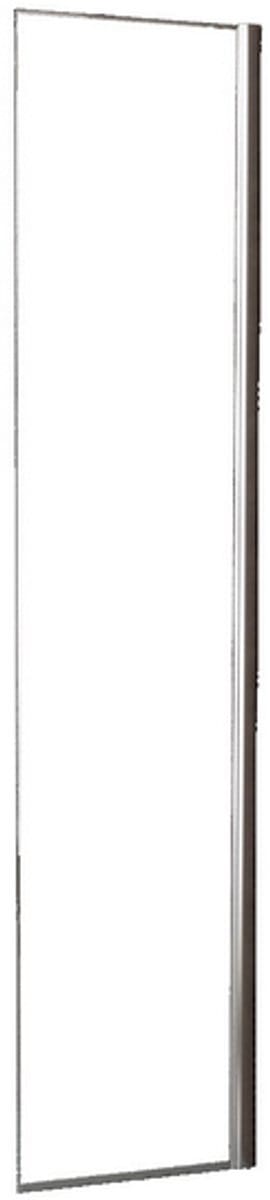 Exellence Eco zijwand 40x200cm 8mm gehard glas met Nano coating en chroom profiel