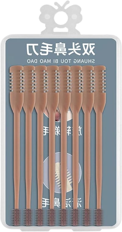 Neushaartrimmer Handmatig - Persoonlijke Trimmer - Persoonlijke Verzorging - Dubbelzijdige Snijder - 93 cm - Zilver