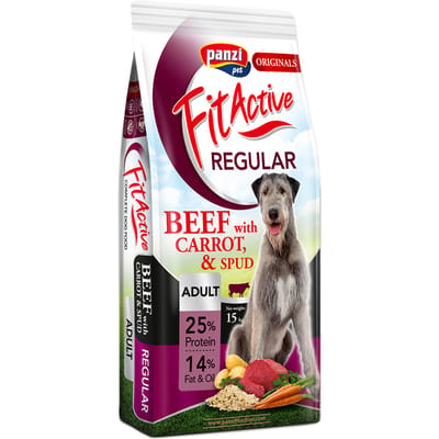 15 kg FitActive Originals Adult Regular Rund hondenvoer droog