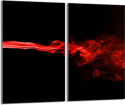 TMK ArtDeko - Beschermplaat van glas - 30x52cm - Zwart - Veiligheid