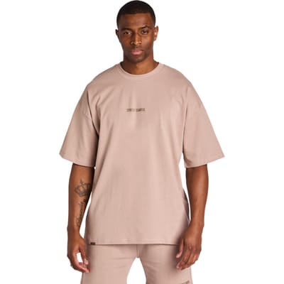 Street Cartel Guessepie T-shirts Heren - Bruin - Maat XS - Katoen Jersey