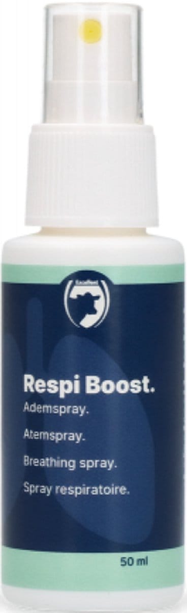 Excellent Respi Boost - 50 ml - Ademspray - Opgelucht ademhalen bij pasgeboren dieren - Geschikt voor dieren