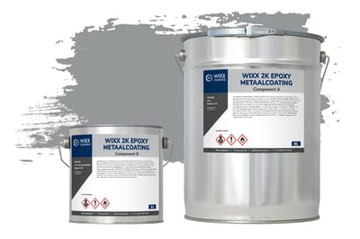 Wixx 2K Epoxy Metaalcoating - 5L - RAL 7042 | Verkeersgrijs A
