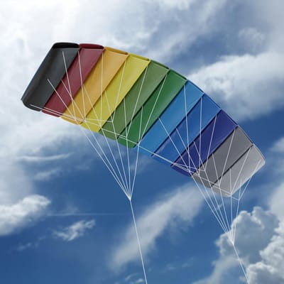 Tickle Bee Vlieger voor Kinderen en Volwassenen – Matrasvlieger 1,80 m – Multicolor