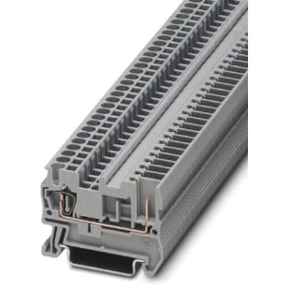 Phoenix Contact 3040012 Doorgangsklem 5.2 mm Spanveer Grijs 50 stuk(s)