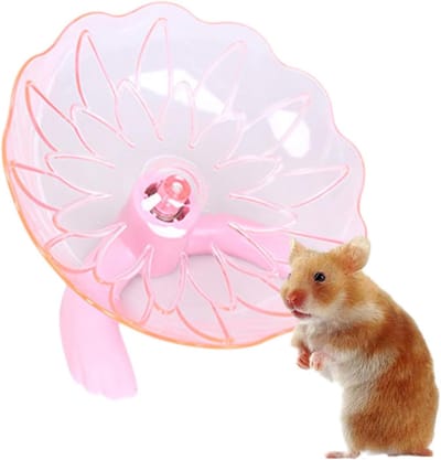 Loopfiets Knaagdier - Dierenwiel Hamster - Huisdier Beweging - Stille Kogellagers - 18 cm Diameter - Roze