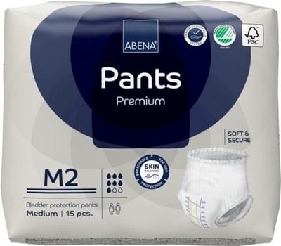Abena Pants Premium 2 Medium - 12 pakken van 15 stuks