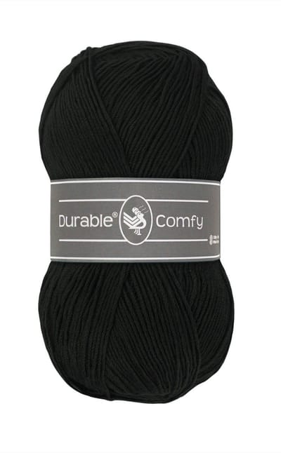 Durable Comfy - 325 Black - Acrylgaren met Verfijnde Microvezel
