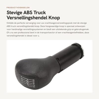 Dailygoods- Versnellingshendel Vervanging 0501215157 - Ergonomisch Ontwerp - Slijtvast ABS - Handmatige Versnellingsknop - Verbeterde Rijervaring - Hoge Nauwkeurigheid - Schakelknop