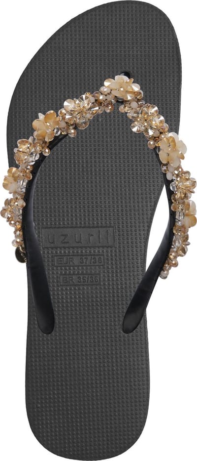 Uzurii | Teenslippers | Dames | Zwart | Maat 41/42