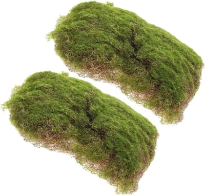 Kunstmos Tapijt - Decoratie Gras - Miniatuur Decoratie - Realistische Uitstraling - 26 x 25 cm - Groen