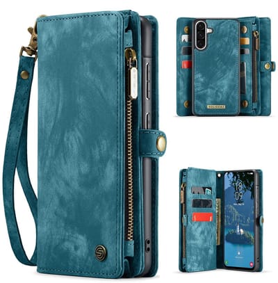 Solidenz Hoesje - Geschikt voor Samsung Galaxy A26 - Urban Wallet - Blauw