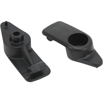 Paar Zonneklep Clip Beugel Houder Zwart 10411051 Vervanging voor Corvette C5 1997?2004 black