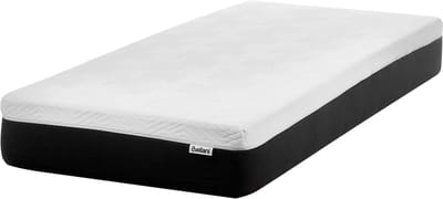 SPONGY - Schuimmatras - Zwart/Wit - 90 x 200 cm - Traagschuim