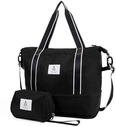 Waterdichte Uitbreidbare Weekendtas voor Dames - Multifunctionele Sport- en Reis Tote Bag met Natvak