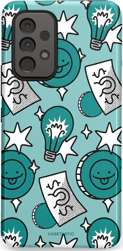Casetastic Hoesje Geschikt voor Samsung A53 - Stijlvolle Beschermende Duo-layer Case - Muntmeester