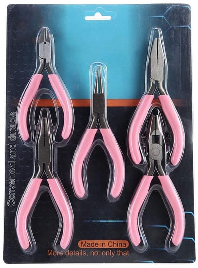 Dailygoods- Sieradentangen 5-delig - Mini Tang Set - Duurzaam Gereedschap - Handwerk Sieraden - DIY Tool - Hoogwaardig Materiaal - Tangset