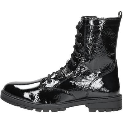 SUB55 Veterschoen hoog Veterschoen hoog - Zwart lak - Maat 36