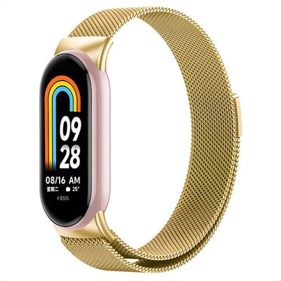 imoshion Milanees magnetisch bandje voor de Xiaomi Smart Band 8 / 9 - Goud